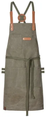Produktbild von Latzschürze Canvas 70 x 80 cm olive : olive : 100% Baumwolle