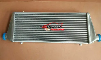 Image de Intercooler universel en aluminium, construction légère, puissance de refroidissement optimale, flux d'air amélioré