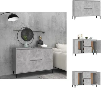 Obrázok produktu pre vidaXL Príborník betón sivý 104x35x70 cm materiál na báze dreva - Príborníky