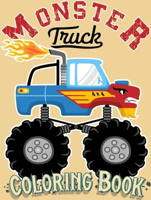 Produktbild von Monster Truck Coloring Book