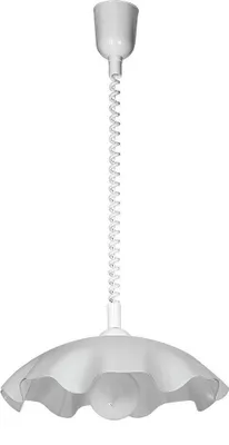 Produktbild von Rabalux 4675 Pendelleuchte 1 Spot Smerlato, E27, weiß, rund, Klassisch, ø420mm