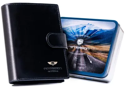 Produktbild von Peterson Portemonnaie aus Leder für Männer Ocoa dunkelbraun One size