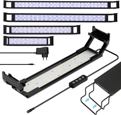 Obrázek produktu pro Hengda 90-110cm LED akvarijní světlo lampa sladkovodní ryby plné spektrum