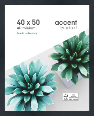 Produktbild von accent by nielsen Aluminium Bilderrahmen Star, 40x50 cm, Struktur Schwarz Matt