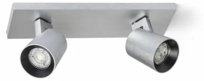 Immagine prodotto di RED - DESIGN RENDL RENDL KENNY II Lampada da incasso, alluminio spazzolato/nero, 230 V, GU10, 2 x 35 W, R12916
