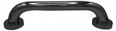 Produktbild von Essente Medica Gerader Stahl Badgriff Schwarz 60 cm für Senioren