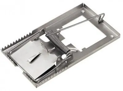 Image de PIÈGE À RESSORT EN TÔLE POUR SOURIS CARDINALE, grand modèle
