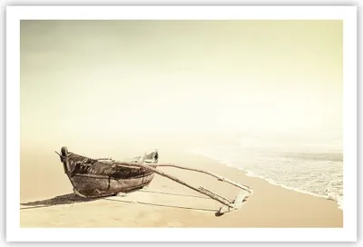 Produktbild von Poster - Poster ohne Rahmen - £ódŸ Wrack Meer - 91,5x61 cm - Wand Bild - Wanddeko - Wandbilder - Kunstposter - Wandposter - Bilder - Kunstdruck - Wanddekoration - Wandbild - P2XAA91x61-5123