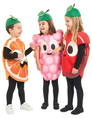 Produktbild von Obst-Gruppen-Kostüm für Kinder - Einheitsgröße