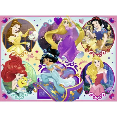 Image de RAVENSBURGER Puzzle Disney Princesses : Sois fort, sois ton XXL 100 pièces