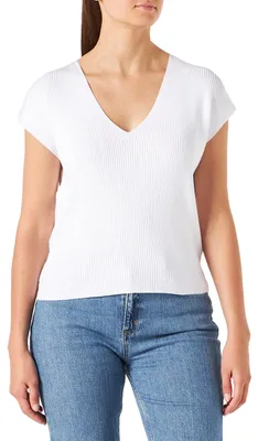 Produktbild von ESPRIT Damen 052EO1I302 Pullover, 100/WHITE, XL