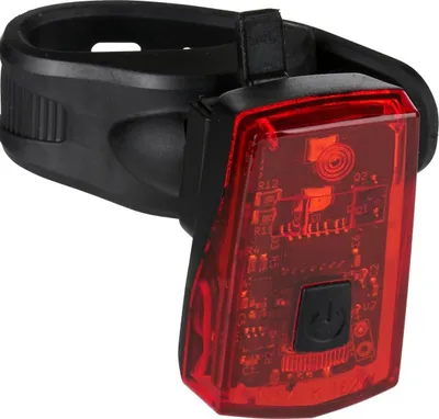Immagine prodotto di Luce posteriore a LED per bicicletta Dunlop USB-C con funzione luce di stop – Luce posteriore certificata per la massima sicurezza