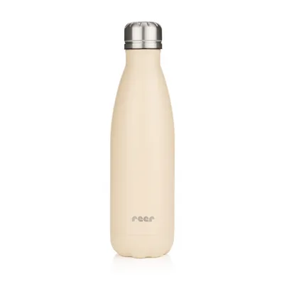 Obrázok produktu pre Termoizolačná vákuová fľaša na pitie z nerezovej ocele Farba, 500 ml, béžová, Reer 90800
