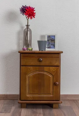 Produktbild von Nachttisch Eiche Kiefer massiv