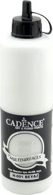 Immagine prodotto di Vernice acrilica Cadence 500 ml bianco - vernice versatile per tutte le superfici
