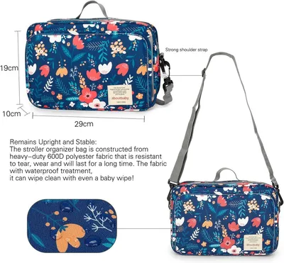 Multifunktionaler Organizer für den Kinderwagen - Ideal für Eltern