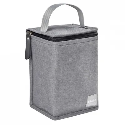 Image de Beaba Sac isotherme gris chiné ; 940254