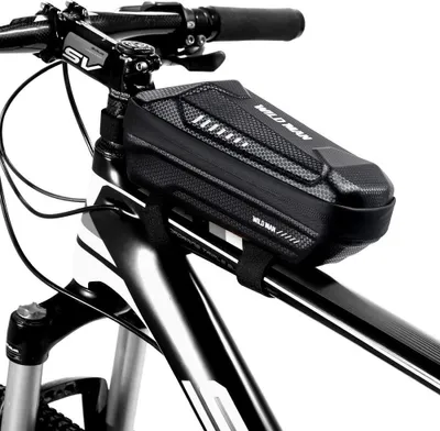 Immagine prodotto di WILDMAN Borsa da viaggio per telaio bici con cerniera 1L ES5 nero