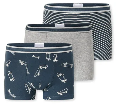 Productafbeelding van Schiesser jongens, 3-pack boxershorts - 95/5 katoen - maten 92 tot 140