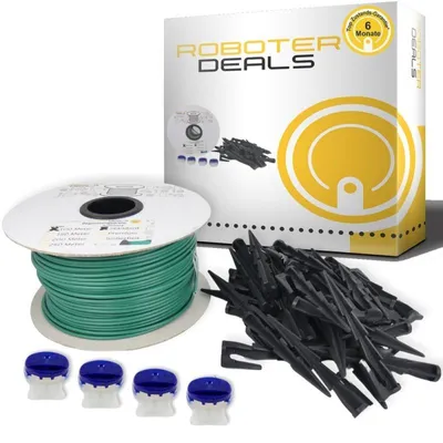 Produktbild von Installations Kit, Verlege Set für alle Parkside Rasenmähroboter (100m Draht, 200x Rasennägel, 4x Verbinder)