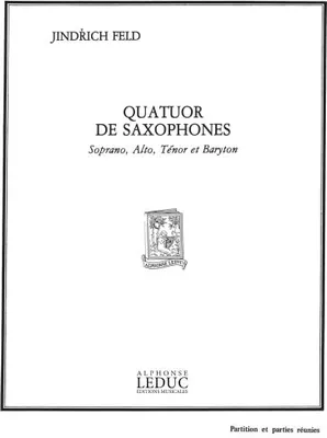 Produktbild von Quatuor De Saxophones Soprano, Alto, Tenor Et Baryton Partition