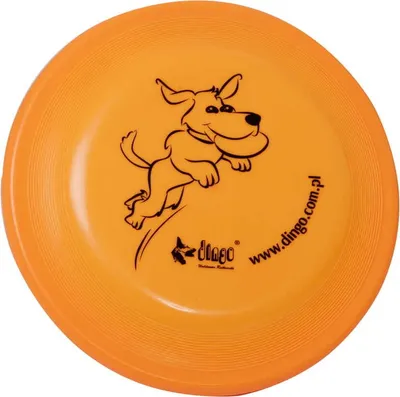 Produktbild von Dingo Hundespielzeug Frisbee - Orange 23,5 cm
