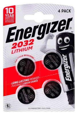 Obrázok produktu pre Energizer CR2032 4 ks 3V Eco špeciálna batéria