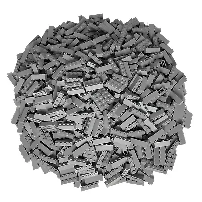 Productafbeelding van LEGO® 1x4 blokken, hoge blokken, lichtgrijs - 3010, NIEUW! Aantal: 100 stuks
