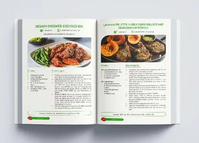 Produktbild von Ninja Heißluftfritteuse Rezeptbuch Dual Zone - über 100 Airfryer getestet: Erprobte Rezepte mit exakten Garzeiten für beide Garkörbe
