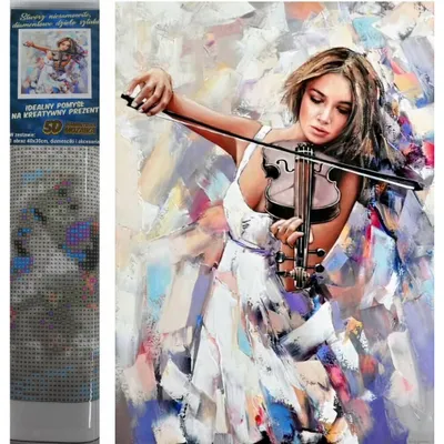 Image de Norimpex Diamond-Gemä lde Violinist 30x40cm