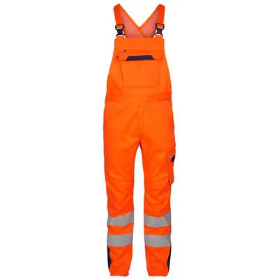 Produktbild von F. Engel Safety+ EN ISO 20471 Multinorm Inherent Latzhose, Orange/Marine, Gr. 58