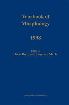 Obrázek produktu pro Yearbook of Morphology 1998