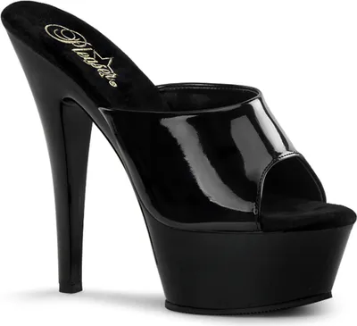 Produktbild von KISS-201 Damen Sandale von Pleaser, Schwarz Glanz , EU 40, US 10