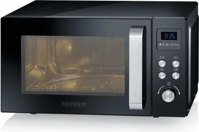 Produktbild von SEVERIN 3-in-1 Mikrowelle mit Grill und Heißluft bis 200°C – Vielseitige Kochkun