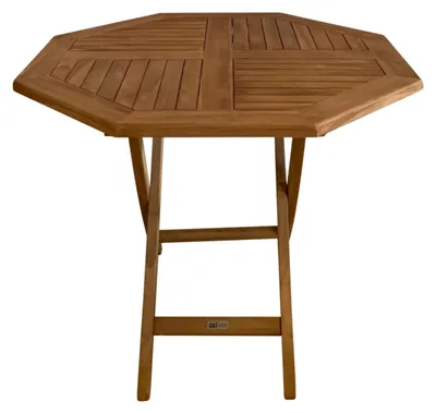 Imagen del producto de Mesa de jardín plegable de teca para 4 personas