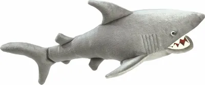 Produktbild von Folkmanis Handpuppe Hai, realistisch, ca. 55 cm lang, mit beweglichem Maul