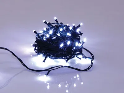 Obrázek produktu pro Novalight LED - 12 M - 80 bílých lamp - zelený drát