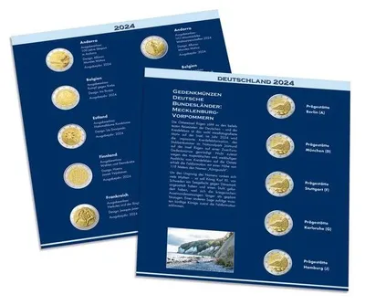 Produktbild von Nachtrag 2024 für NUMIS 2-Euro-Album, deutsch