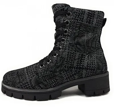Imagen del producto de Botas y botines de Jana, modelo cordones, color negro, para uso casual