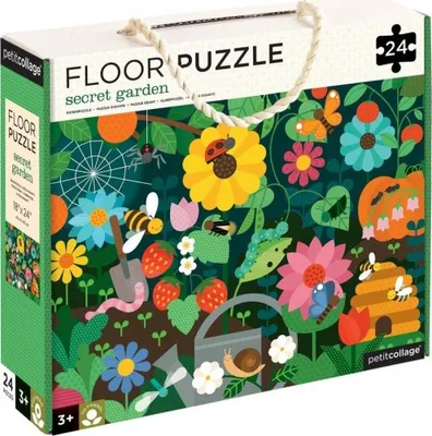 Obrázek produktu pro Petitcollage Podlahové puzzle tajemná zahrada