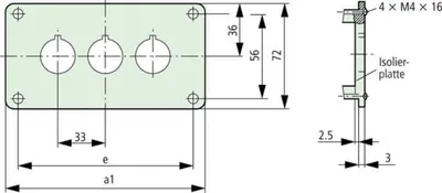 Obrázok produktu pre Eaton M22-E3Q, Skrutka, Šedá, Hliník, IP65 IEC/EN 60947-5, UL 508, CSA-C22.2 No. 14-05, CSA-C22.2 No. 94-91, CE E29184 UL CSA, 138 mm, 72 mm