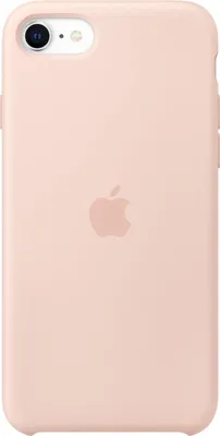 Image de Apple - Coque arrière pour téléphone portable - silicone - rose sable - pour iPhone 7, 8, SE (2e génération)