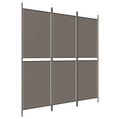 Zdjęcie produktu dla Parawan 3-Panelowy, Antracytowy, 150X220 Cm, Tkanina Lumarko!