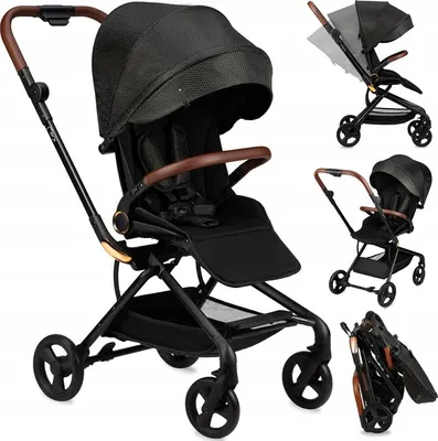 Produktbild von Kinderwagen Momi Adelle 360° Gold - Leicht, Drehbarer Sitz, 22 Kg