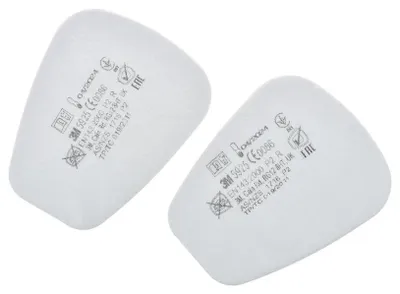 Zdjęcie produktu dla 3M Zestaw filtrów przeciwpyłowych P2R 2 szt