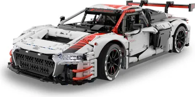 Produktbild von Audi R8 LMS GT3 1:8 weiß Bricks