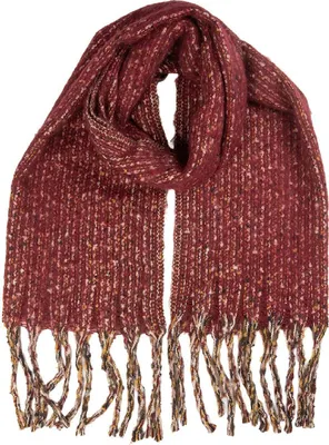 Produktbild von Clayre & Eef Winterschal Damen 50x210 cm Rot Textil