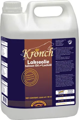 Productafbeelding van Kronch Zalmolie voor Honden