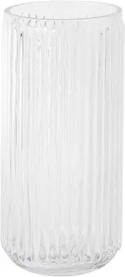 Produktbild von Famanu Glasvase 20 cm mit geriffeltem Design - Modern