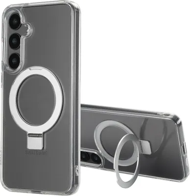 Image de Accezz Ring Stand Backcover avec MagSafe pour le Samsung Galaxy S24 Plus - Transparent